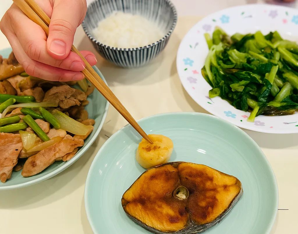 先吃蛋白質能快速啟動腸道分泌飽足激素(GLP-1)減少總食量攝取。(圖/台南市立醫院)