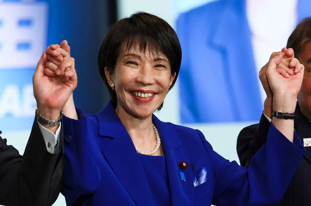 高市早苗當選自民黨總裁，即將成為日本首位女性首相。（圖/美聯社）