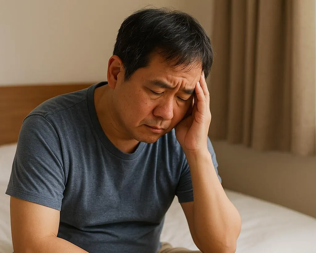 一名59歲的王先生近半年飽受小便不順、夜尿頻繁及尿急等問題,嚴重影響睡眠品質。(圖/台南市立醫院)