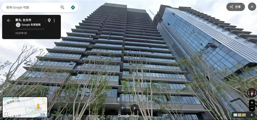 潤泰創新國際(9945)宣布,將以不超過27.264億元收購日商三菱地所持有的「潤泰創新開發」30%股權。(圖/翻攝自Google Maps)
