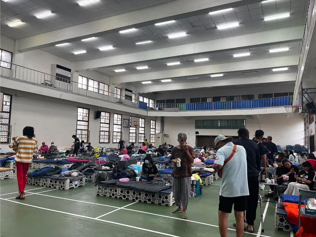 秀林鄉公所考量風險，事先撤離約300戶居民。（圖／中時新聞網）