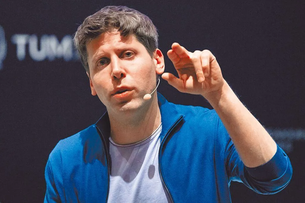OpenAI執行長奧特曼(Sam Altman)。(圖/美聯社)