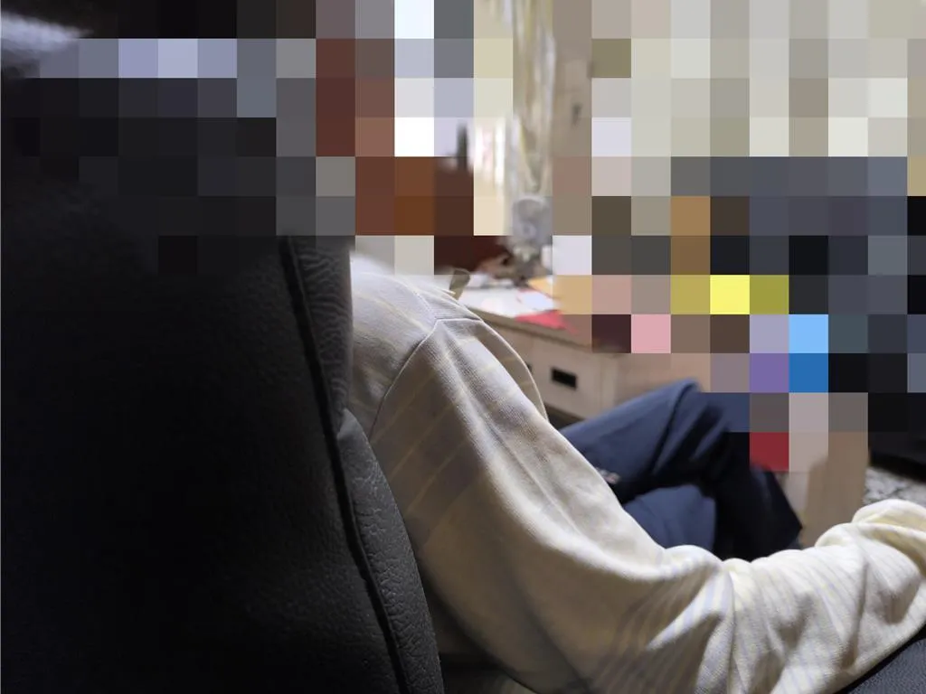 陳姓豬農。（圖／中時李京昇攝）