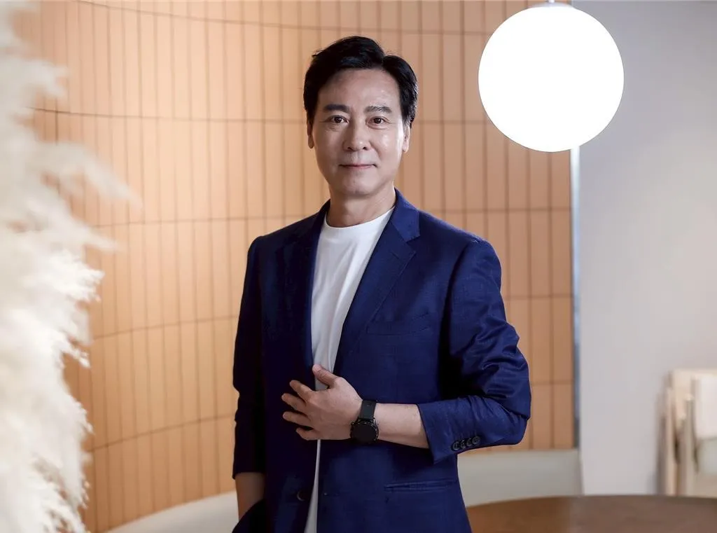 尹昭德接受旺旺孝親獎專訪。（圖／中時 陳俊吉攝）