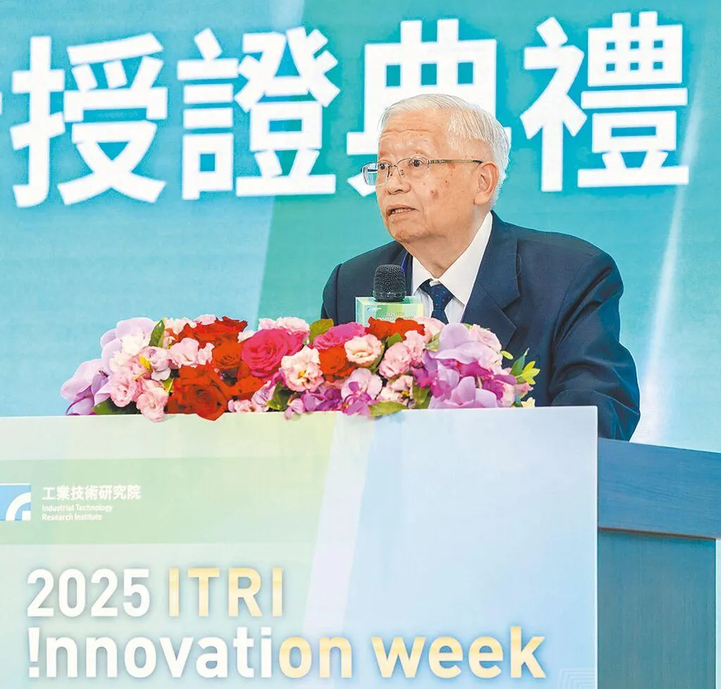 台積電前資深副總羅唯仁。(圖/總統府提供)