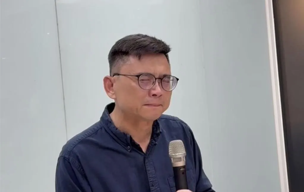 賴瑞隆繼7日二度召開記者會落淚公開致歉。（圖/資料照）