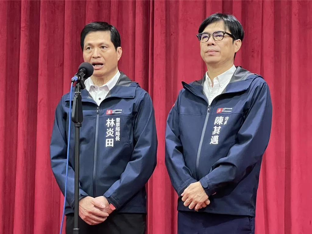 傳林炎田（左）將接任台北市警局長。(圖/資料照)