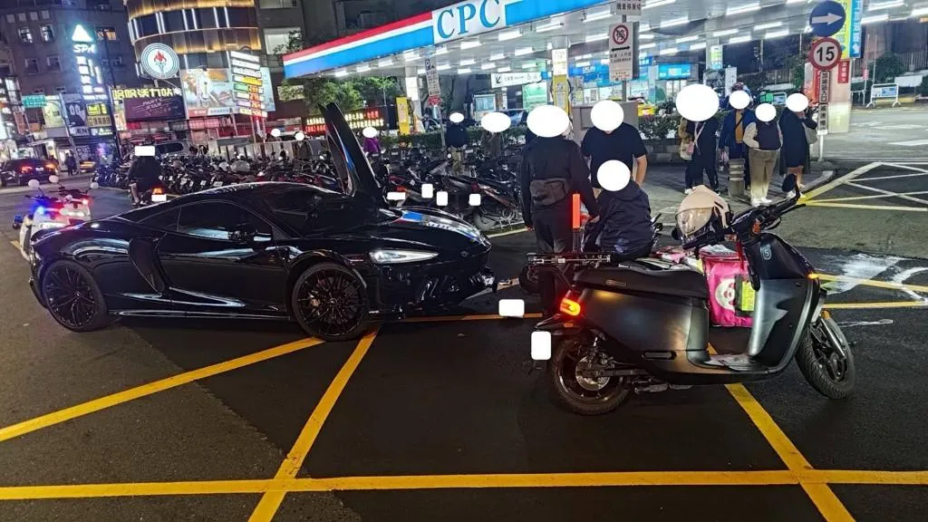 車禍現場。（圖／翻攝畫面）