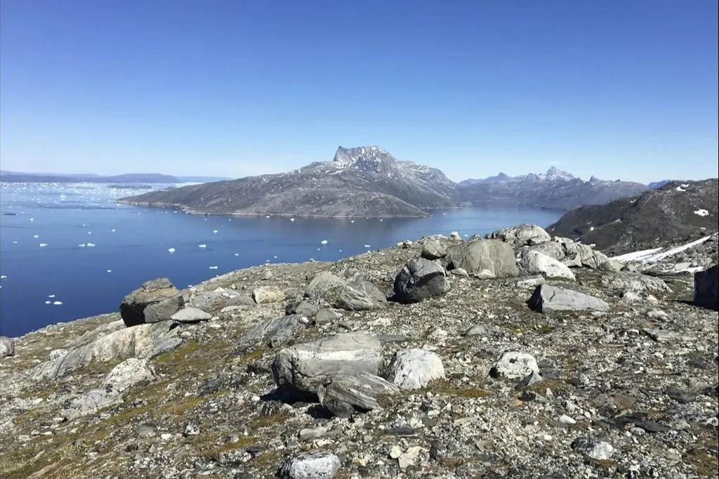 圖為格陵蘭努克峽灣（Nuuk Fjord）的資料照。（圖/美聯社）
