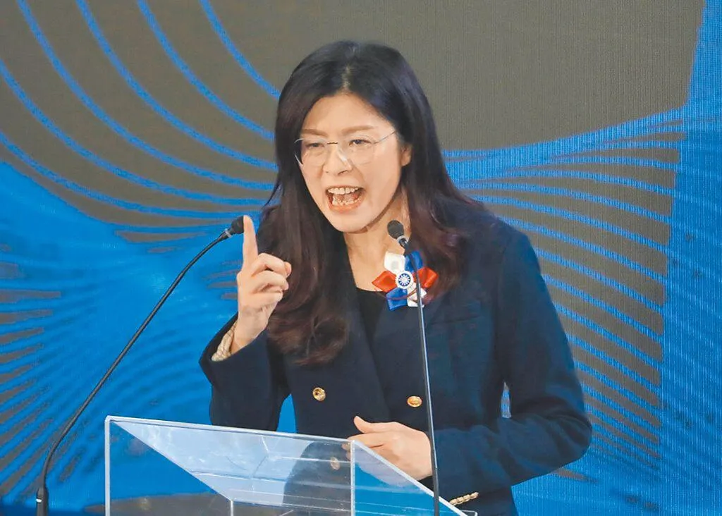 國民黨主席鄭麗文。（圖/美聯社）