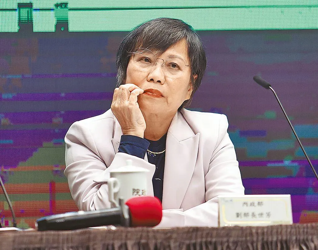 內政部長劉世芳遭爆接受陸企高管外甥政治獻金。(圖/資料照)