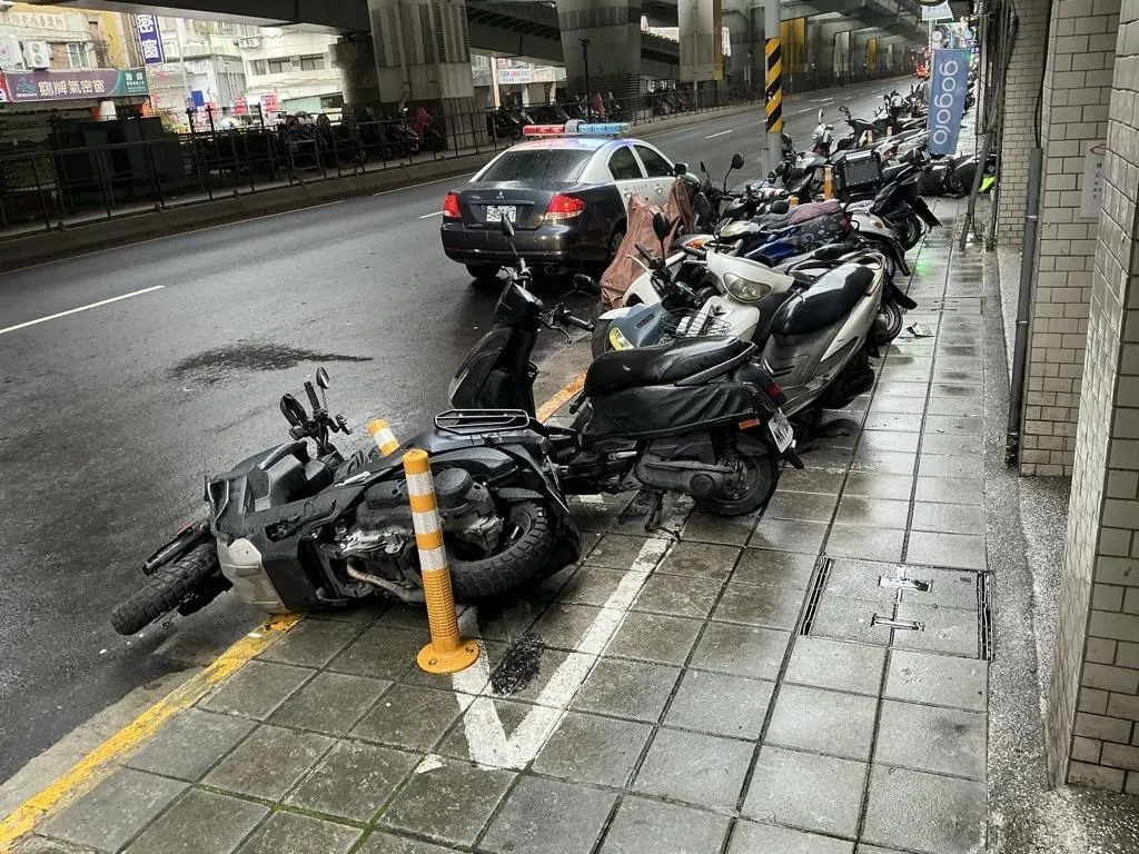 車禍現場。（圖／警方提供）