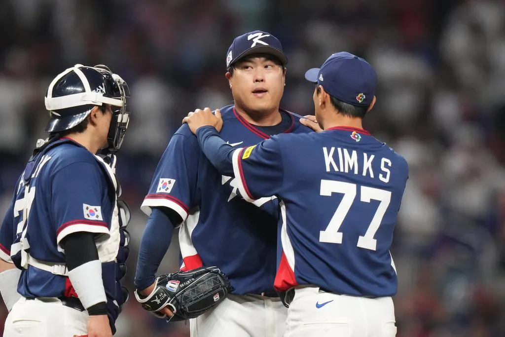柳賢振投不滿2局就退場。（圖／美聯社）