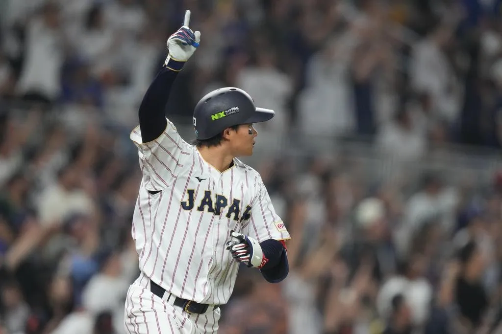 森下翔太3分砲逆轉。（圖／美聯社）