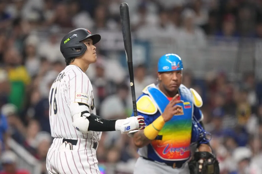 大谷翔平4支1，苦吞2K。（圖／美聯社）