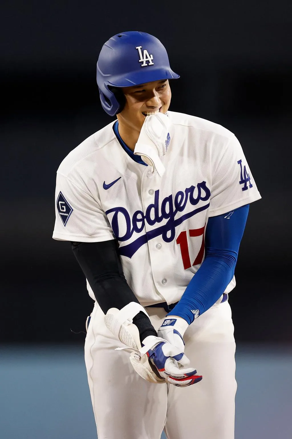 大谷翔平苦等本季首轟。（圖／美聯社）
