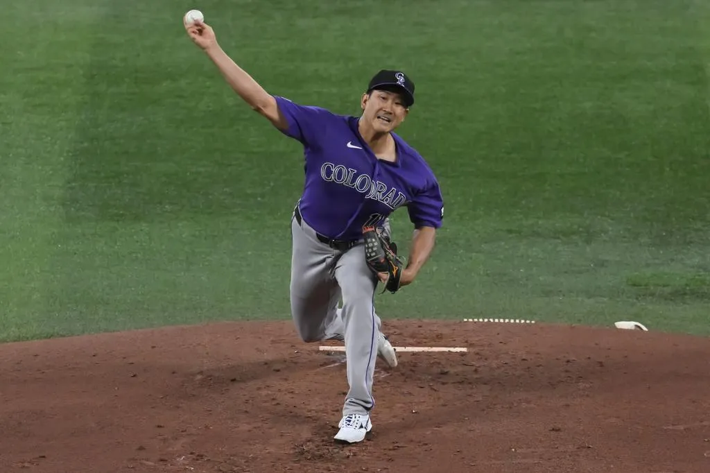 菅野智之主投4.2局失1分。(圖/美聯社)