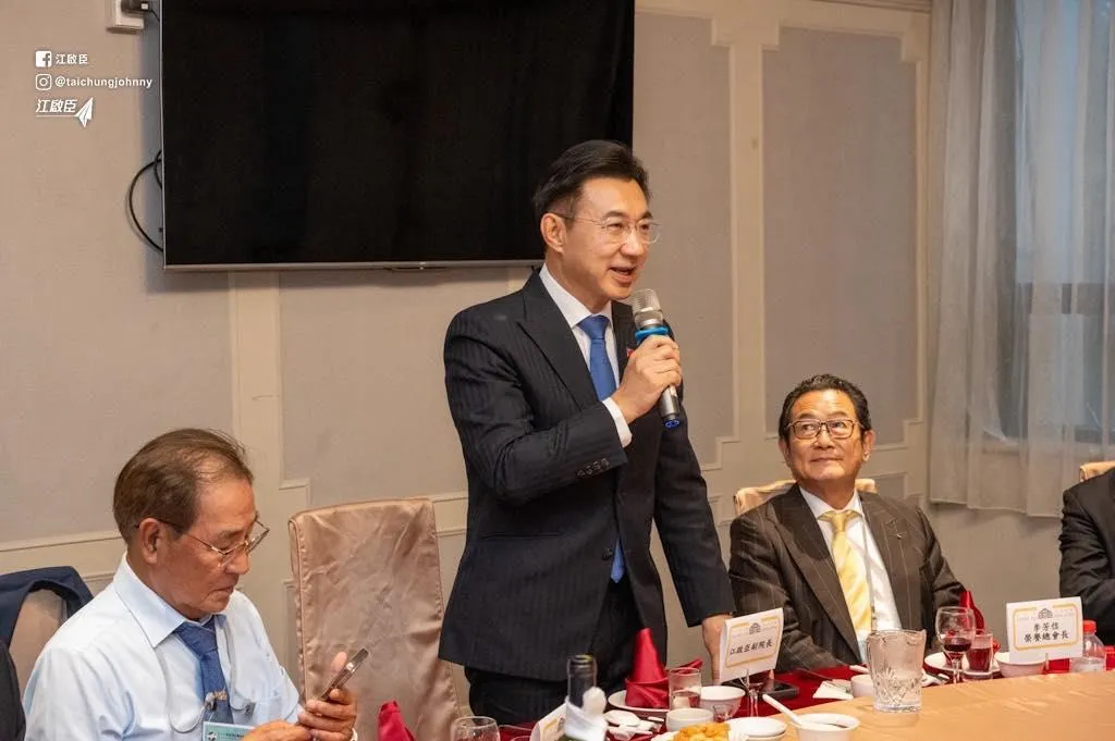 國民黨台中市長初選結果,由立法院副院長江啟臣出線參選。(圖取自江啟臣臉書)