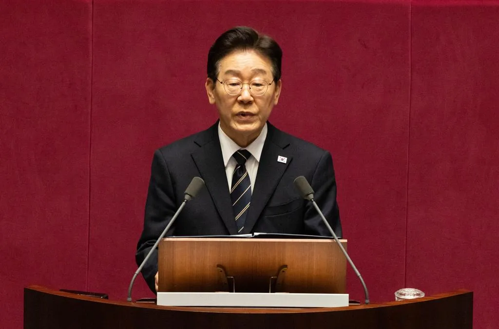 南韓總統李在明就民間無人機侵闖事件向北韓表達遺憾。（資料照／美聯社）