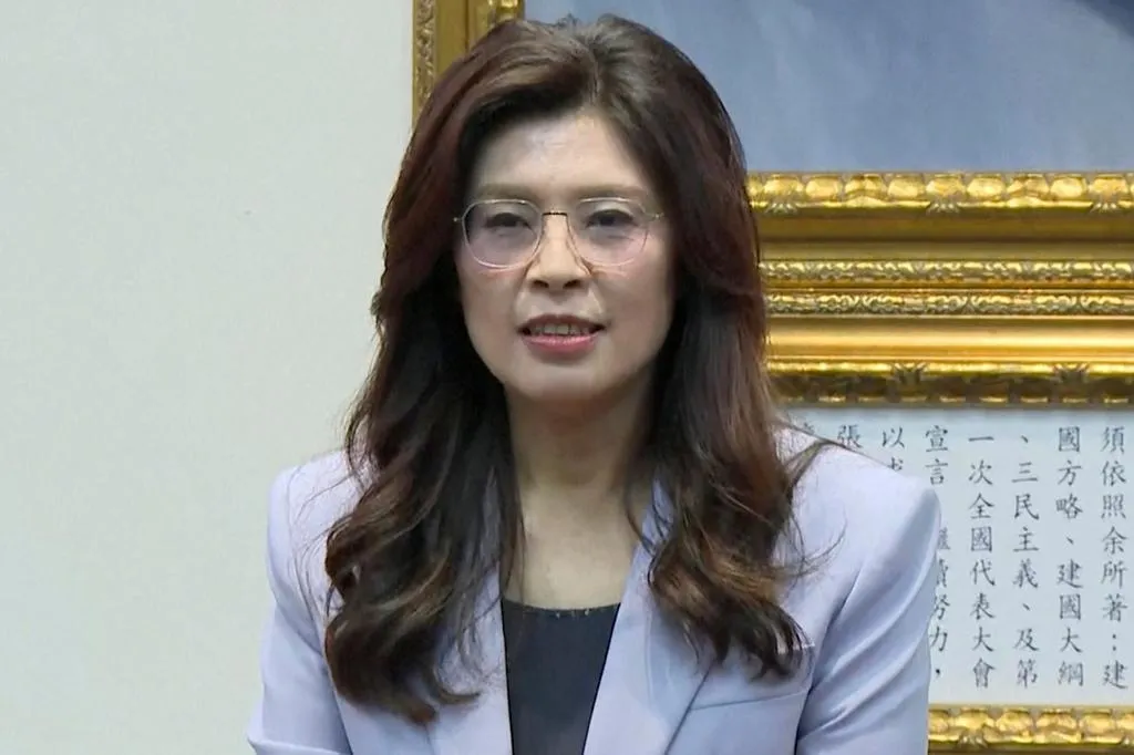 國民黨主席鄭麗文。（圖／美聯社）