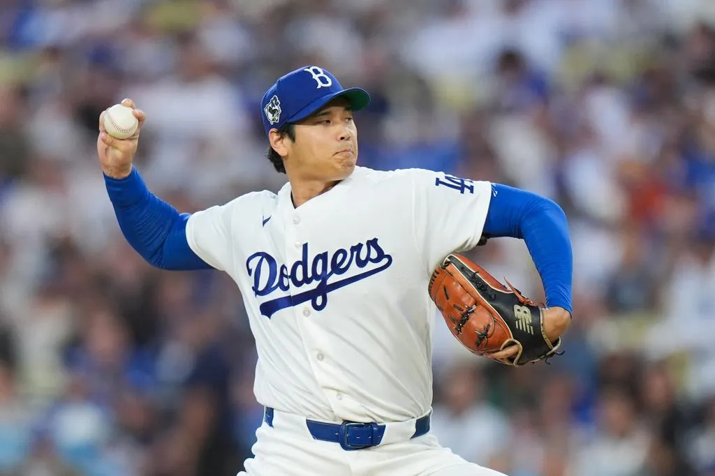 大谷翔平6局僅被敲2安打失1分，本季第2勝入袋。（圖／美聯社）