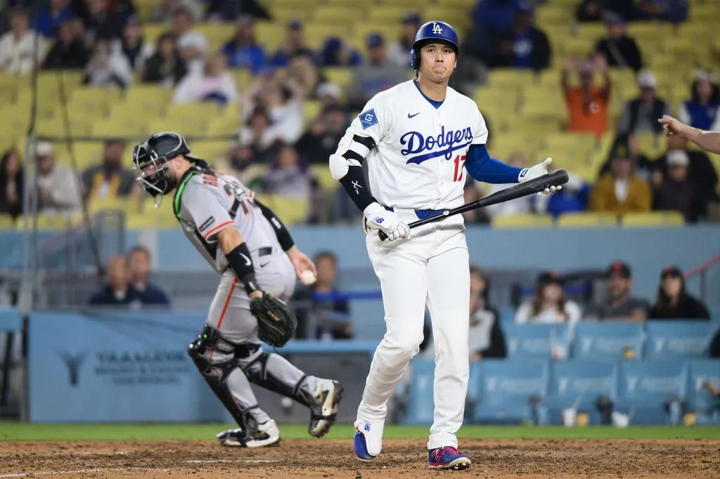 大谷翔平打擊陷入嚴重低潮。（圖／美聯社）