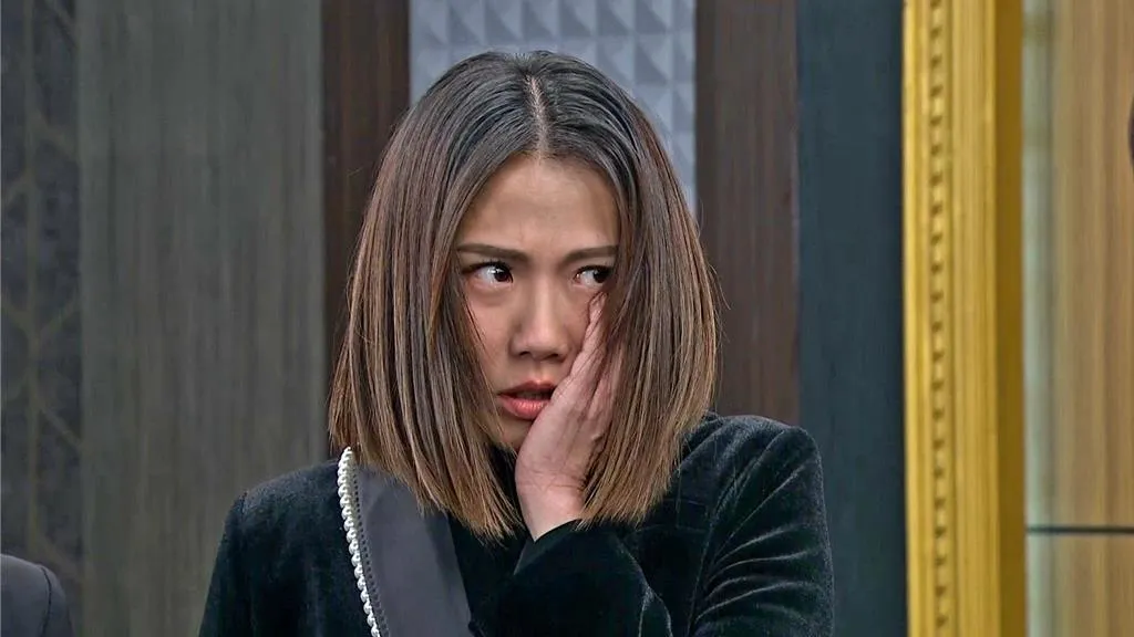 大牙拍戲被真打巴掌。（圖／三立）