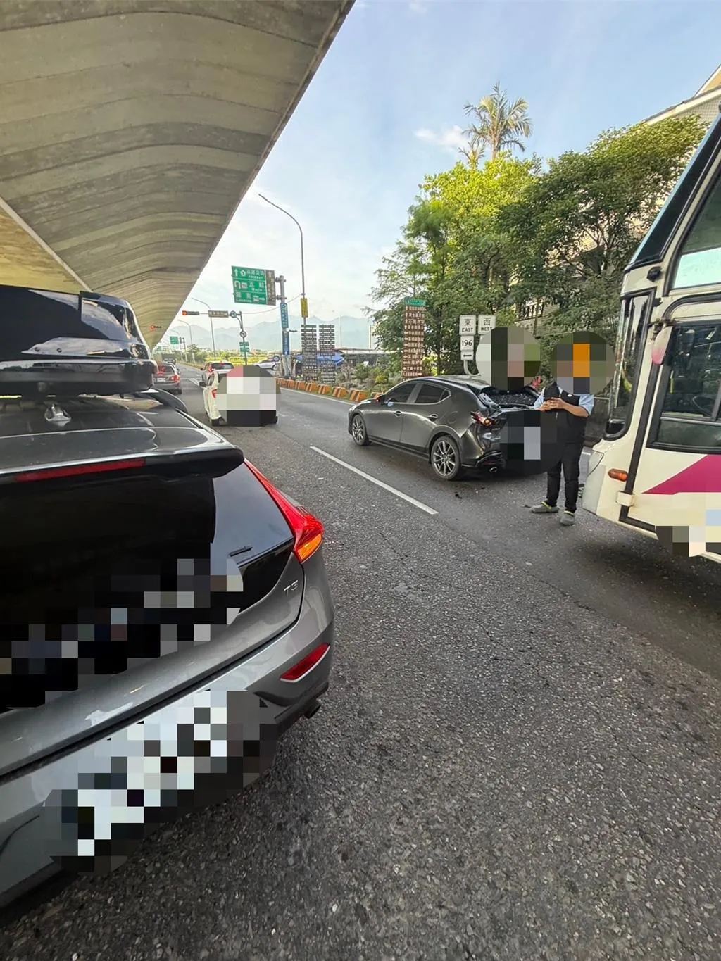 車禍現場。(圖/警方提供)