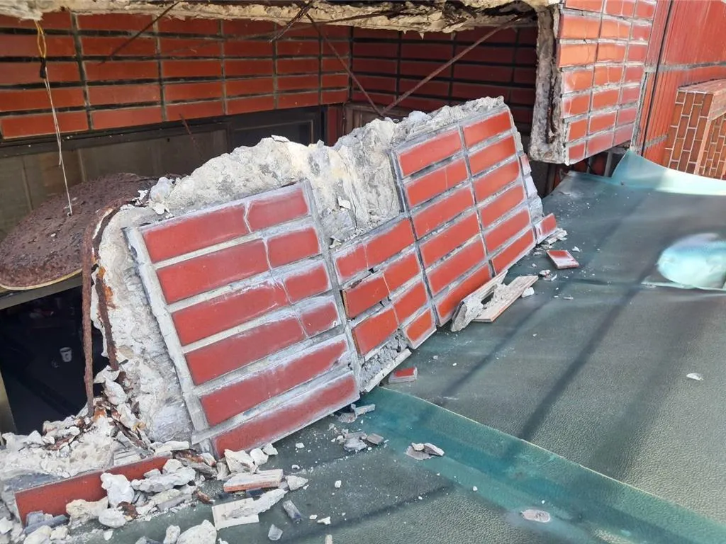 崩塌現場。（圖／民眾提供）