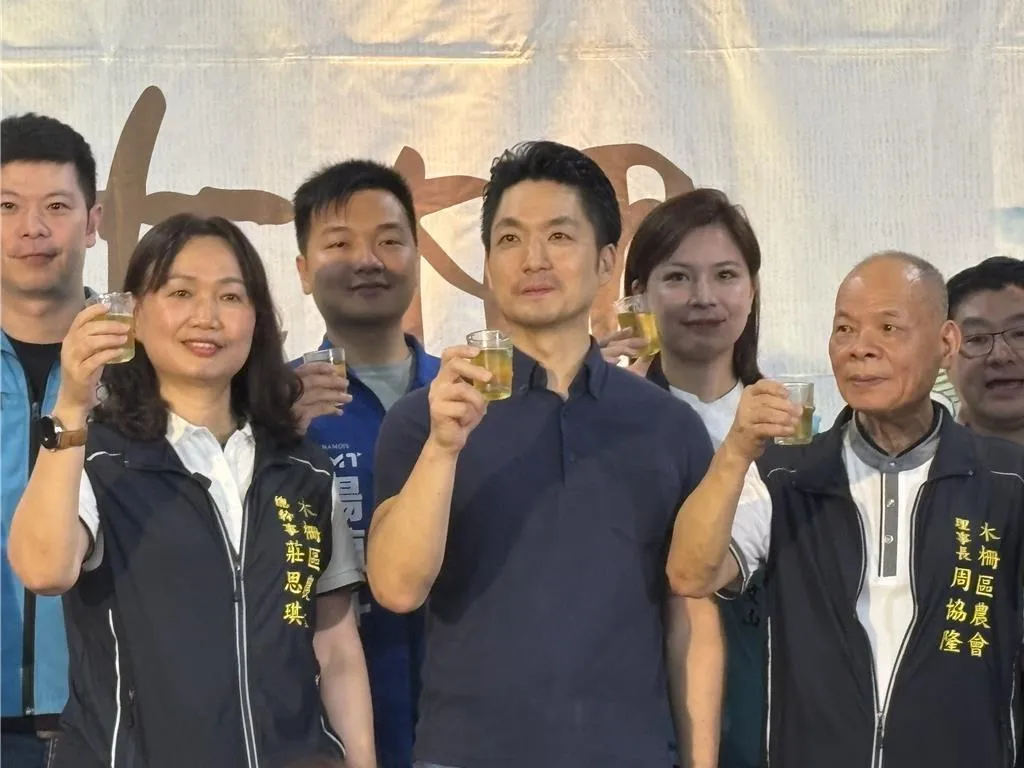 蔣萬安26日出席木柵綠竹筍饗宴。（圖／中國時報。邱芊攝）