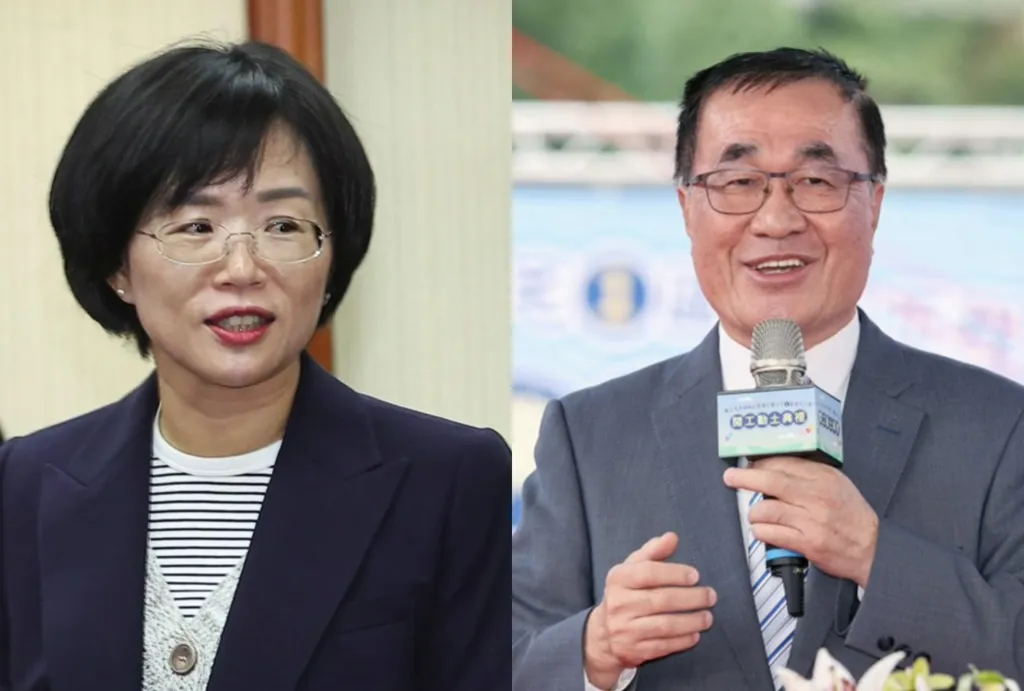 國民黨新北市議會黨團公布民調結果,李四川(右)領先蘇巧慧(左)。(資料照/合成圖)