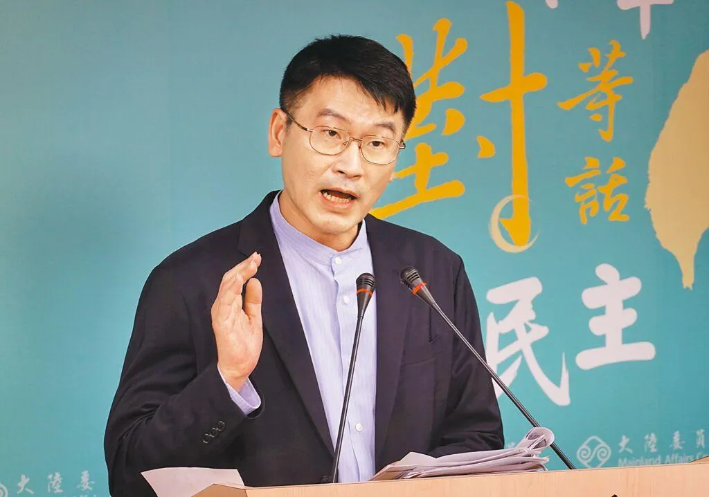 陸委會副主委、發言人梁文傑反擊蔣萬安。（圖/資料照）