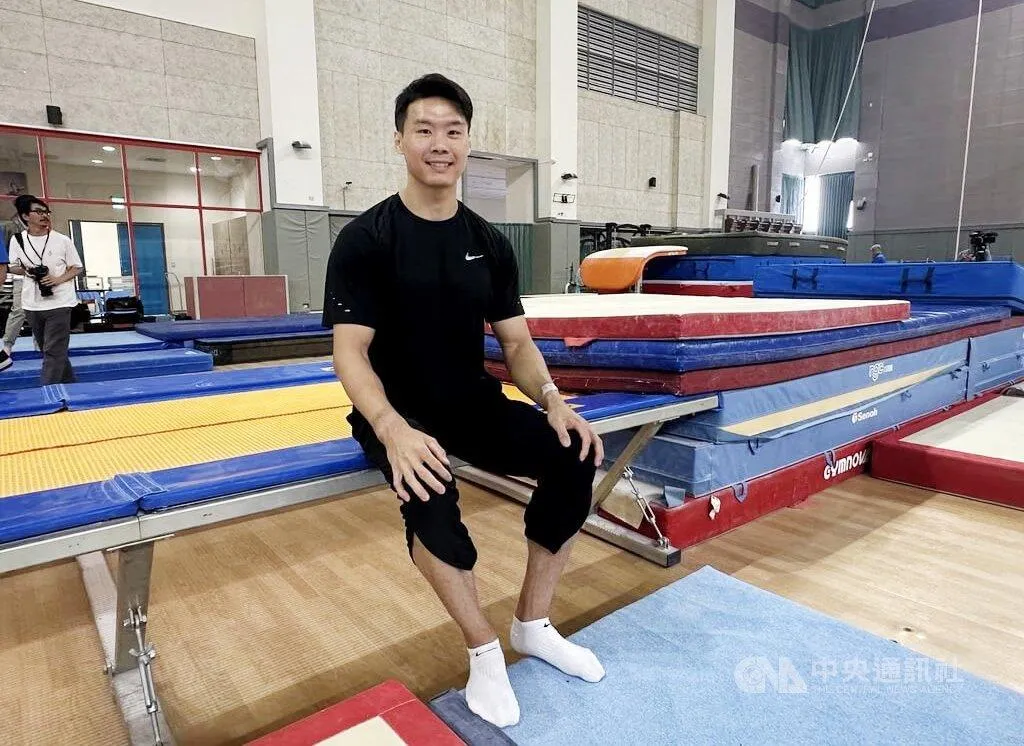 唐嘉鴻要討回失去的獎牌。（圖／中央社）