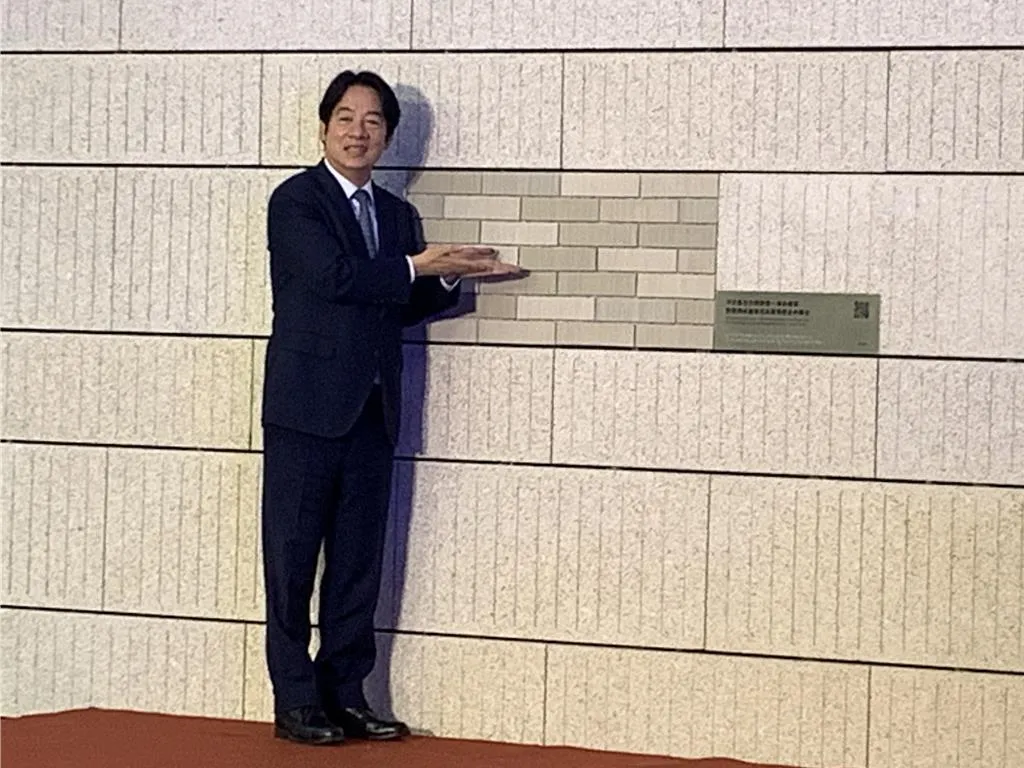 總統賴清德10日出席新台南車站揭牌典禮。(圖/中國時報,郭良傑攝)