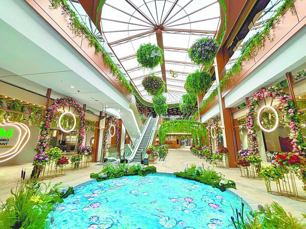 遠東Garden City B區商場「莫內花園」打造世界級指標新店型。(圖/SOGO提供)