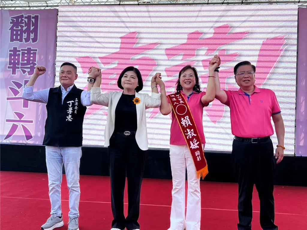 雲林縣斗六市長選戰藍營陷入分裂,縣長張麗善為賴淑娞站台引發關注。(報系資料照)