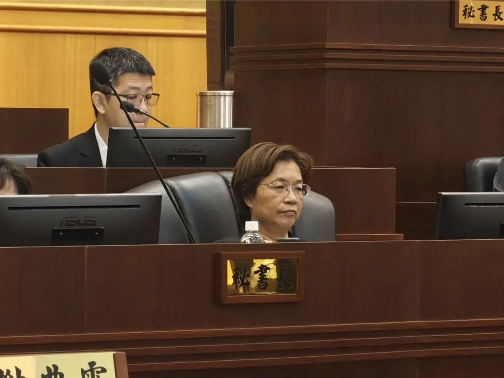 彰化縣長王惠美24日列席彰化縣議會第20屆第8次定期會。（圖／中國時報，葉靜美攝）