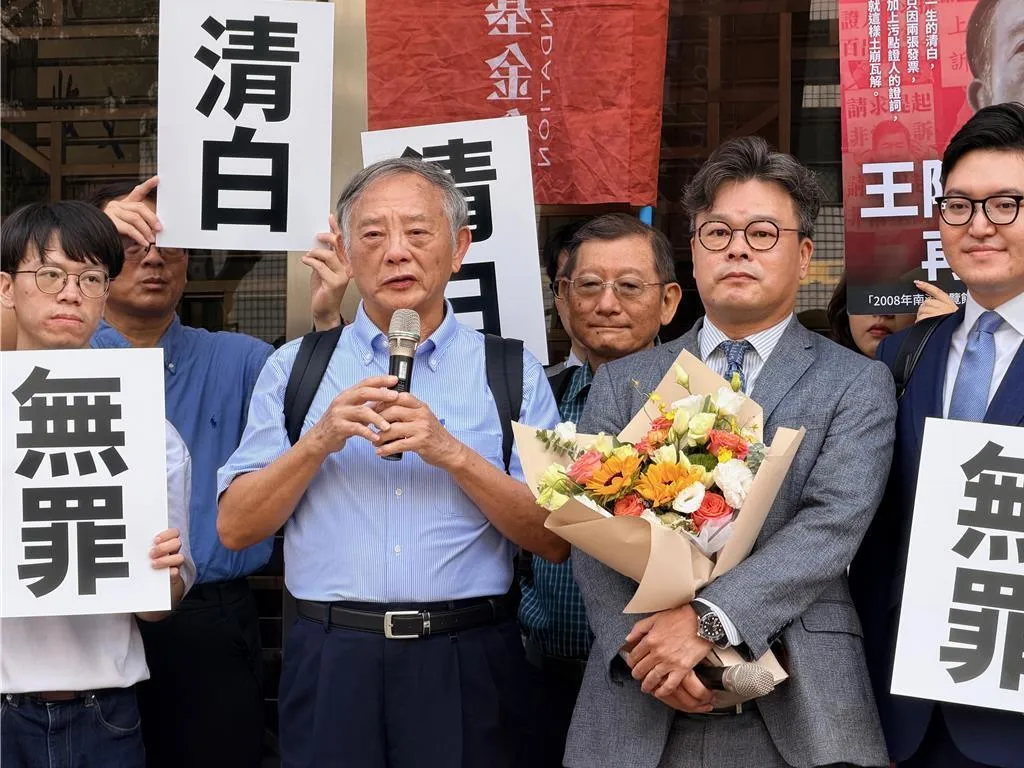 前北科大教授王隆昌捲入南港展覽館弊案，長期喊冤獲改判無罪。（圖／中國時報，林偉信攝）