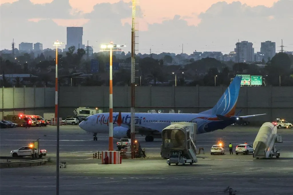 杜拜航空日前發生劫機事件。（圖／路透）
