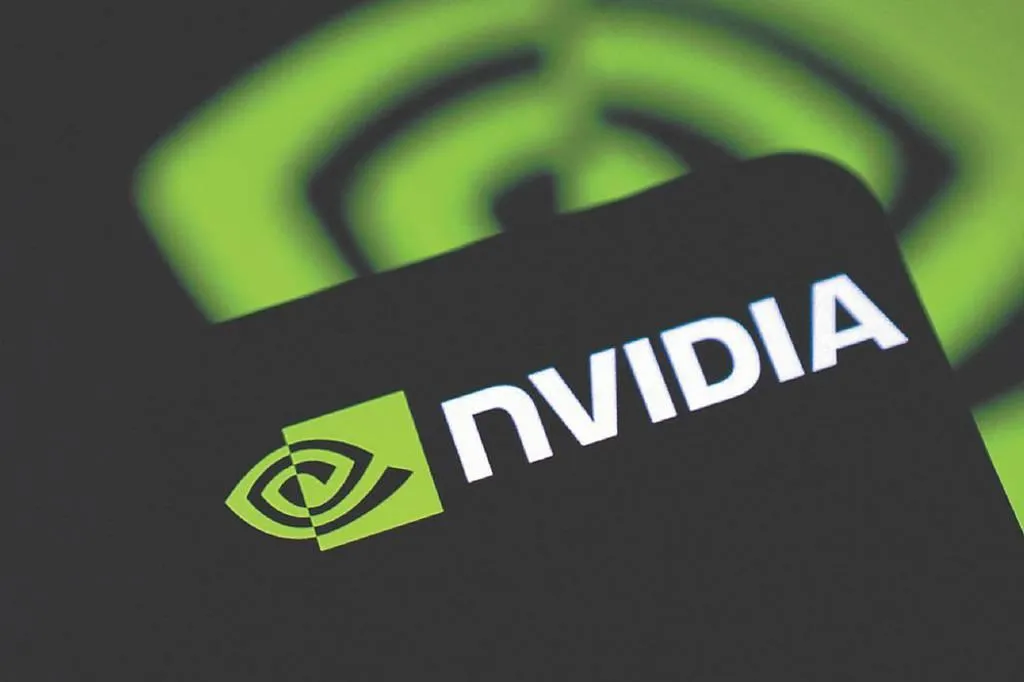 晶片巨頭輝達（Nvidia）股價2日盤中一度上漲近3%，刷新歷史新高。圖為輝達。（圖/路透）