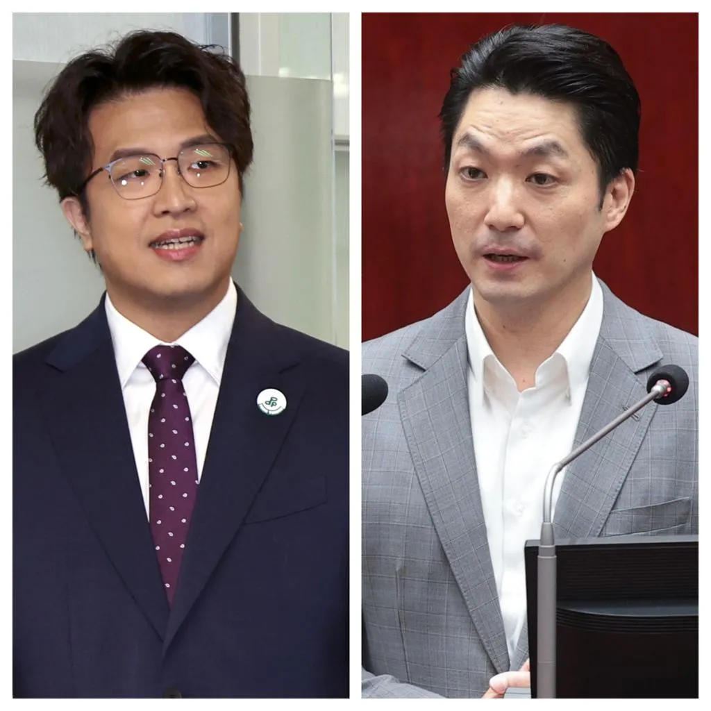 2026台北市長選戰,民進黨立委沈伯洋對決國民黨籍台北市長蔣萬安。(資料照/《中時新聞網》黃世麒攝)