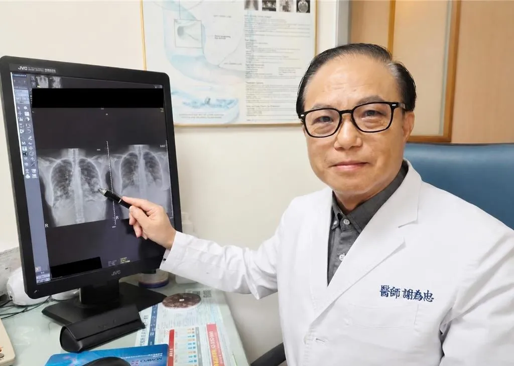 謝為忠醫療副院長表示，第三代標靶藥物可幫助良好控制病情，改善病人生活品質。（圖/大千醫院提供)
