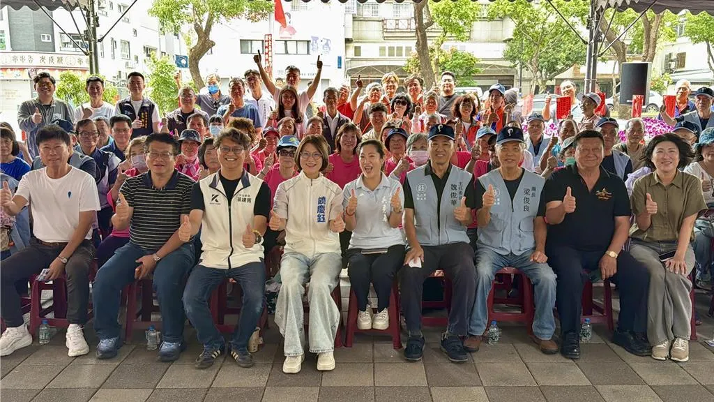 饒慶鈺競選總部今(13)日成立。(圖/中國時報,蔡旻妤攝)
