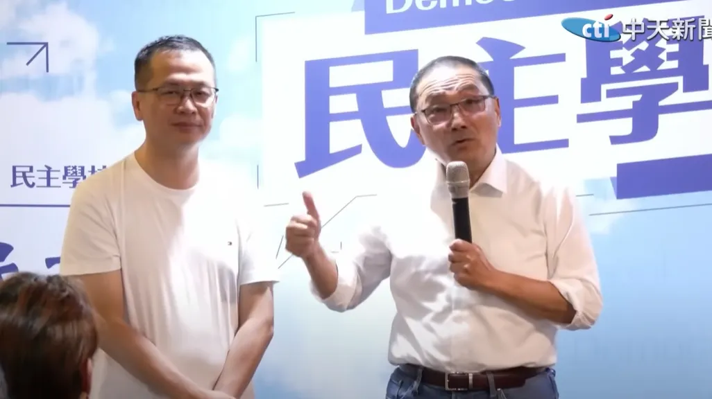 侯友宜挺羅智強反罷免。（圖／中天新聞）
