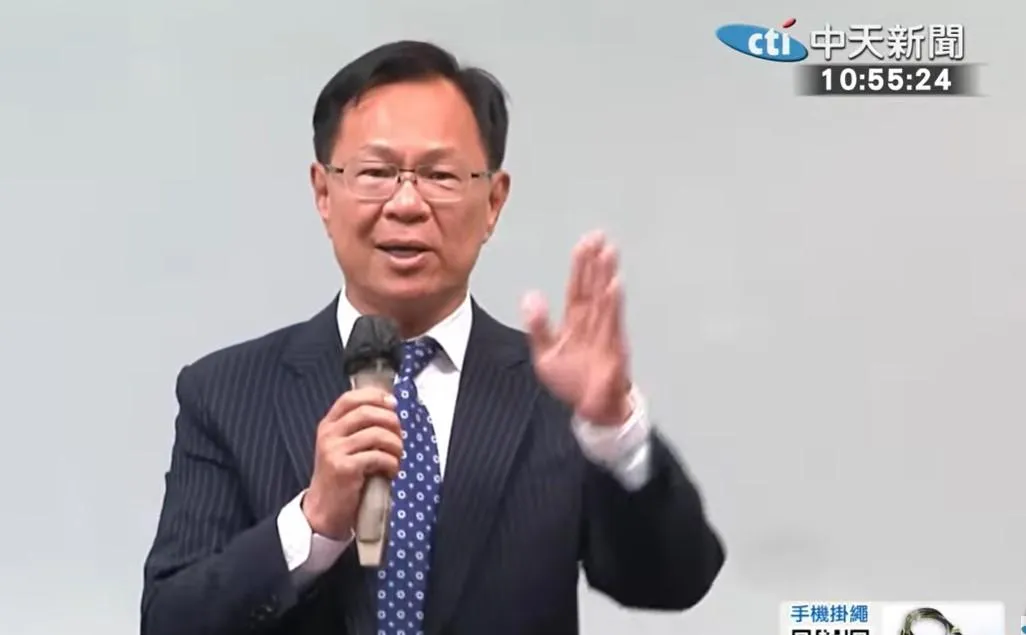 藍白共推張啓楷參選嘉義市長。（圖／中天新聞）