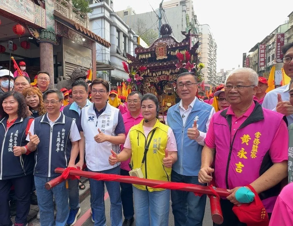 劉和然和李四川合體。（圖/李四川競辦提供）