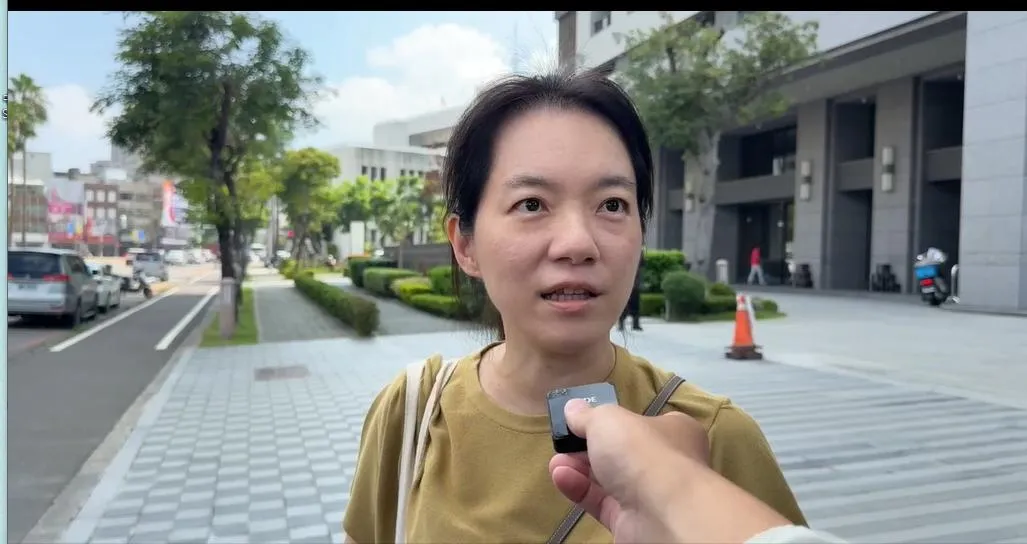 陳幸妤受訪。（圖/中天新聞）