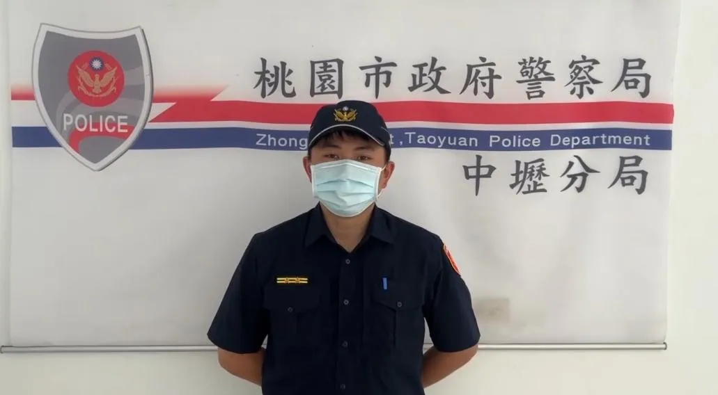 龍興派出所所長黃冠貿。（圖／翻攝畫面）