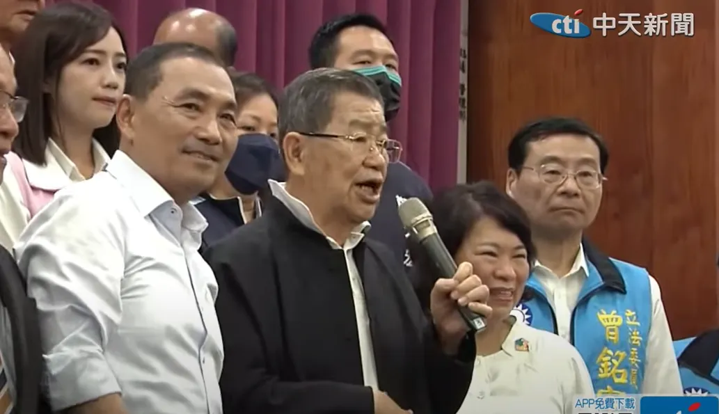 黃敏惠提到前副總統蕭萬長曾赴美談判。（資料照／中天新聞）