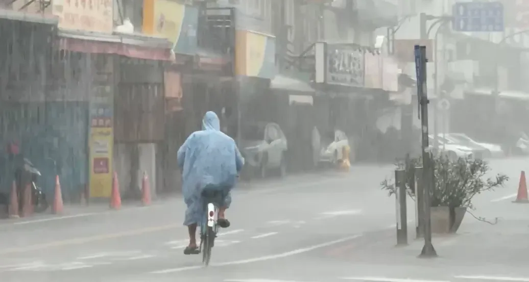 23日鋒面影響有雨。（示意圖／中天新聞）
